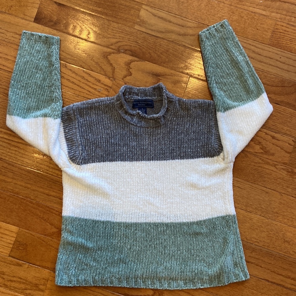 Women's Norton McNaughton Multi-Color Block Sweater with Size small petite